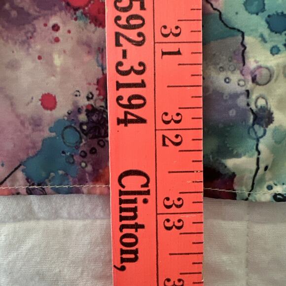 A AMANDA UPRICHARD Dress Womens Medium Colorful Abstract Mini Shift Modern Boho - Picture 9 of 13